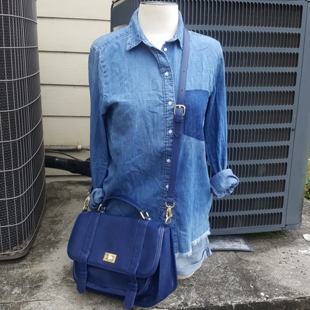 Blue Crossbody bag
